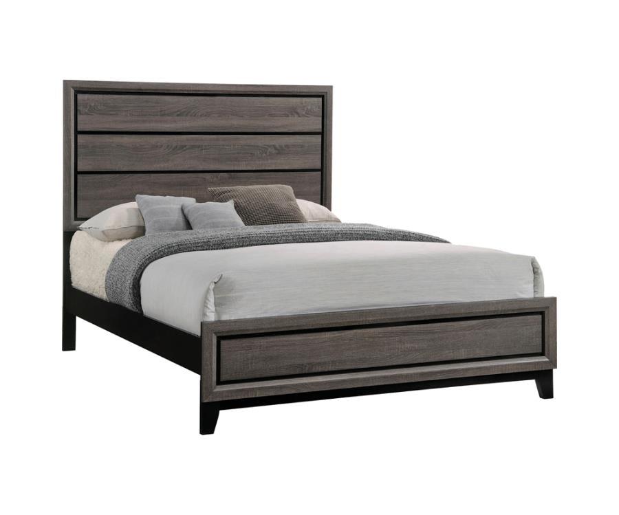 Watson Grey California King Bed - furniture place usa