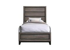 Watson Grey Twin Bed - furniture place usa