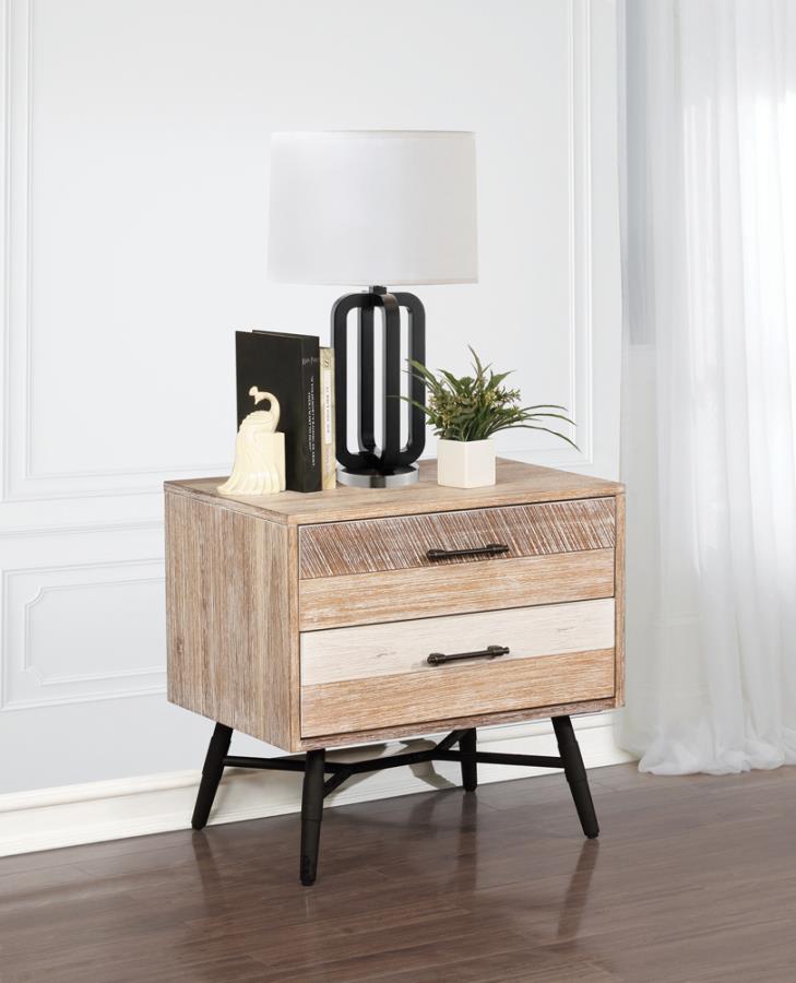 Marlow Brown Nightstand - furniture place usa