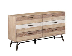 Marlow Brown Queen Bed 5 Pc Set - furniture place usa