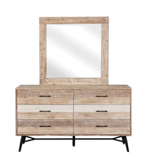 Marlow Brown Queen Bed 5 Pc Set - furniture place usa