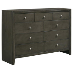 Serenity Grey Queen Bed 4 Pc Set - furniture place usa