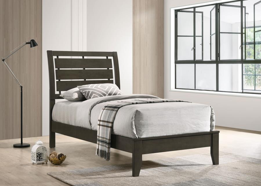 Serenity Grey Twin Bed - furniture place usa
