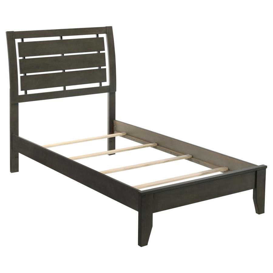Serenity Grey Twin Bed - furniture place usa