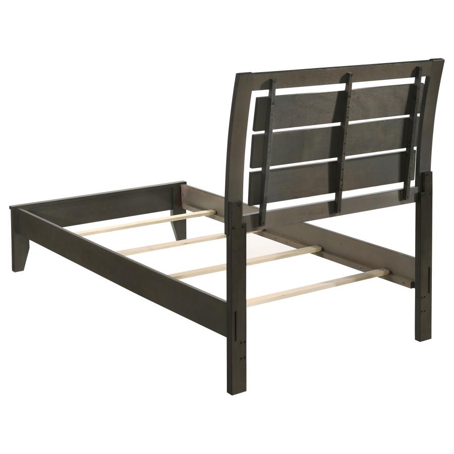 Serenity Grey Twin Bed - furniture place usa