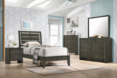 Serenity Grey Twin Bed - furniture place usa