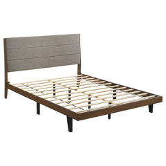 Mays Brown Eastern King Bed 4 Pc Set - furniture place usa
