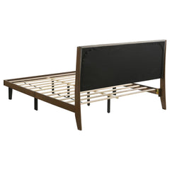 Mays Brown Eastern King Bed 4 Pc Set - furniture place usa