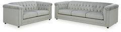 Josanna Sofa and Loveseat - furniture place usa