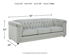 Josanna Sofa and Loveseat - furniture place usa