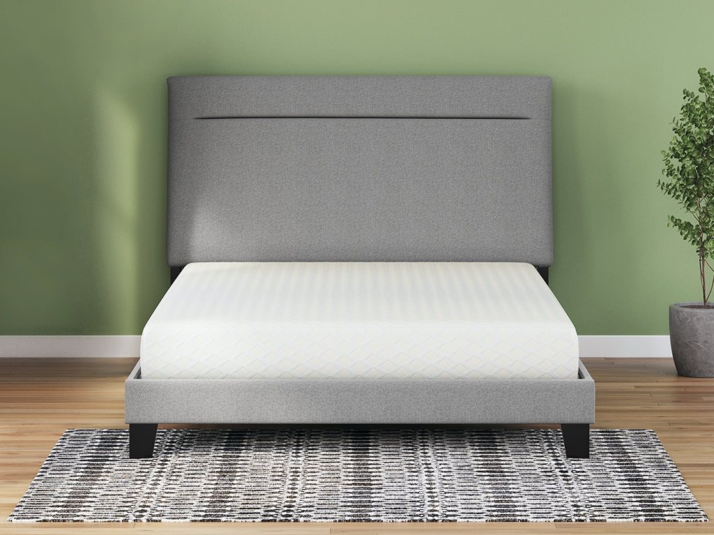 Chime 8 Inch Memory Foam Queen Mattress in a Box with Head-Foot Model Best Queen Adjustable Base - furniture place usa