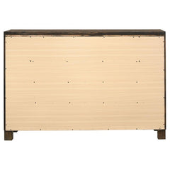 Woodmont Brown Dresser - furniture place usa