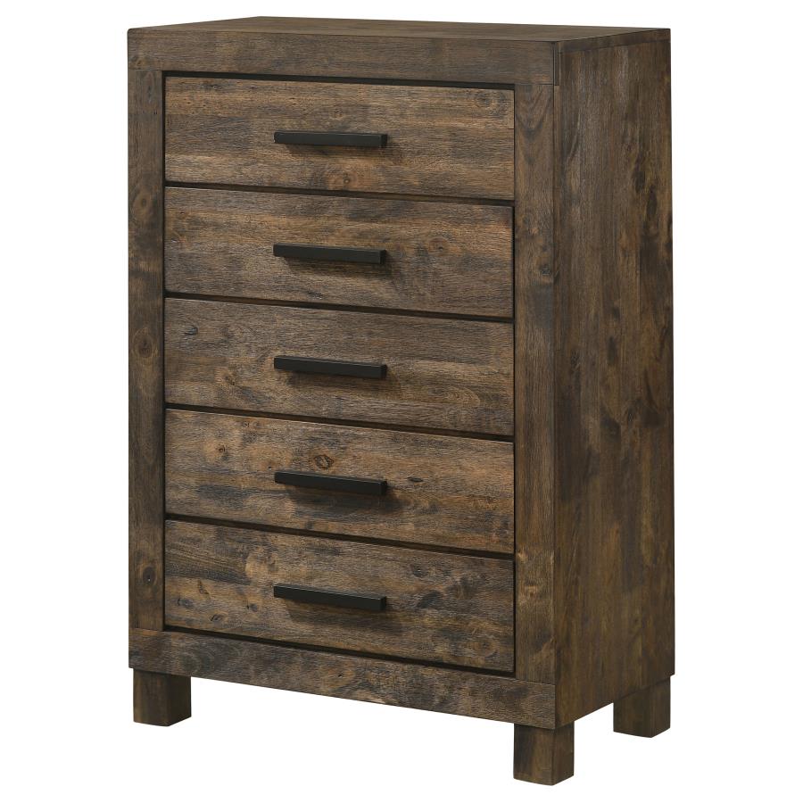 Woodmont Brown Chest - furniture place usa