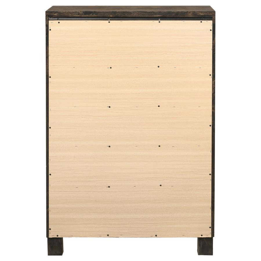 Woodmont Brown Chest - furniture place usa