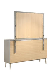 Ramon Silver Dresser Mirror - furniture place usa