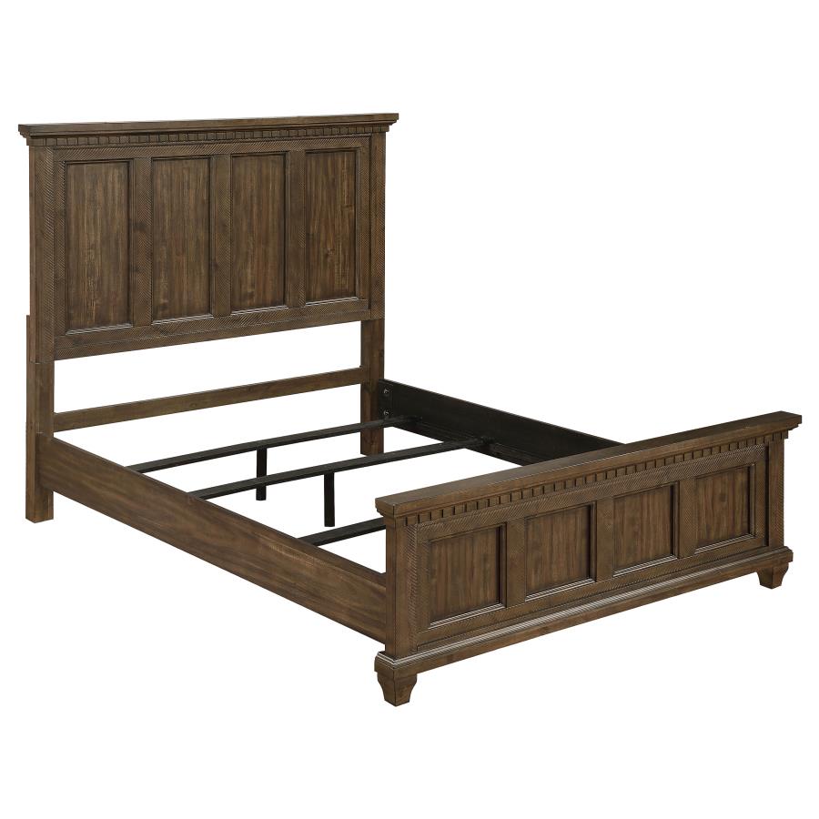 Bennington Brown Eastern King Bed - furniture place usa