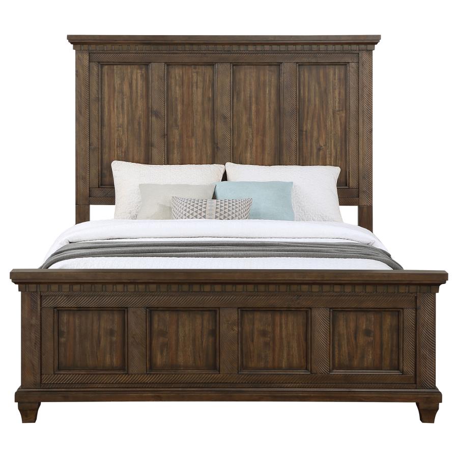 Bennington Brown Eastern King Bed - furniture place usa