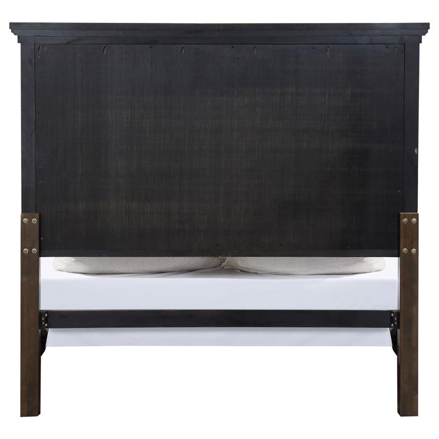 Bennington Brown Eastern King Bed - furniture place usa