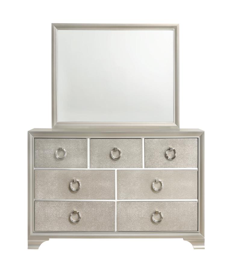 Salford Silver Dresser - furniture place usa