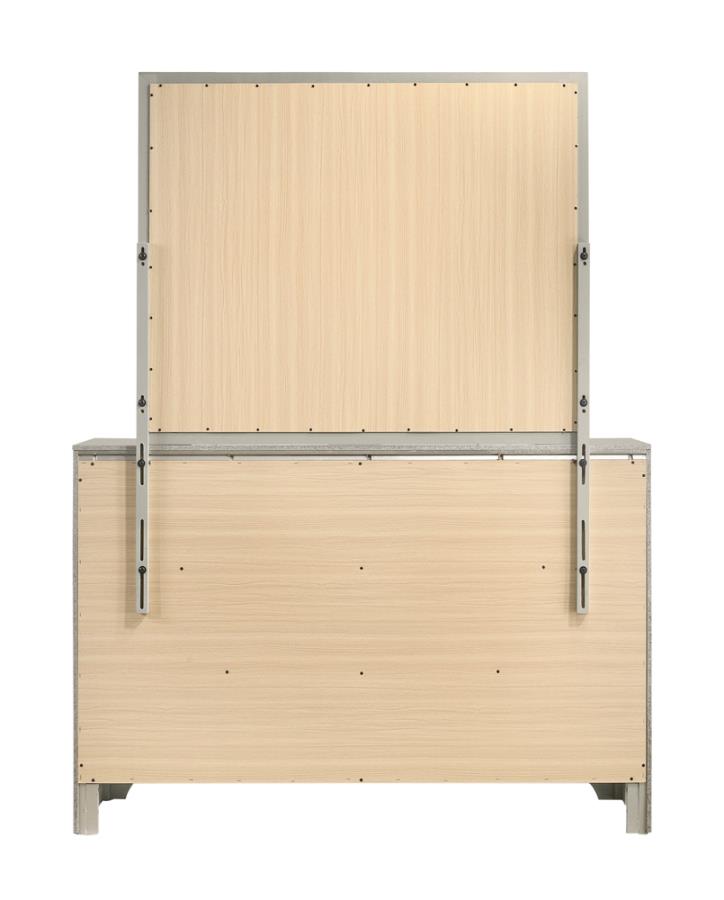 Salford Silver Dresser - furniture place usa
