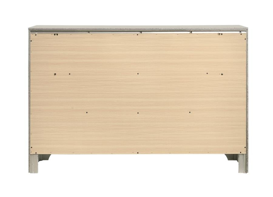 Salford Silver Dresser - furniture place usa