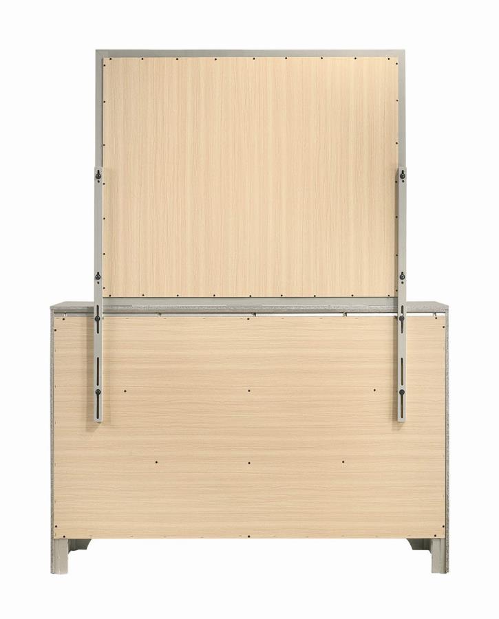 Salford Silver Dresser Mirror - furniture place usa