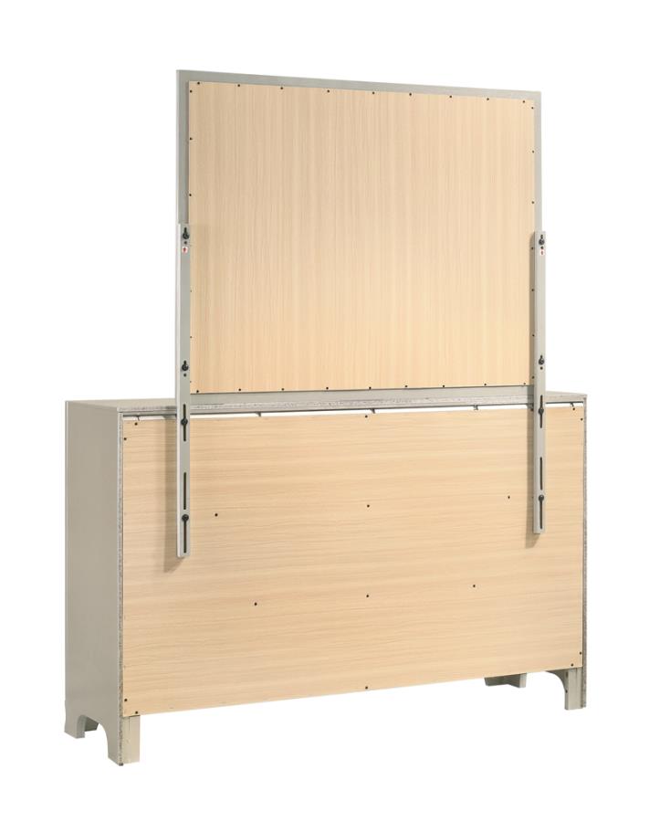 Salford Silver Dresser Mirror - furniture place usa