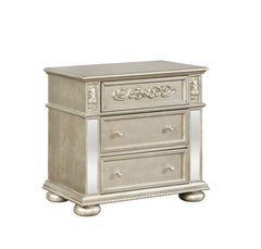 Heidi Silver Nightstand - furniture place usa