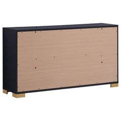 Marceline Black Dresser - furniture place usa