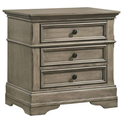 Manchester Brown Queen Bed 5 Pc Set - furniture place usa