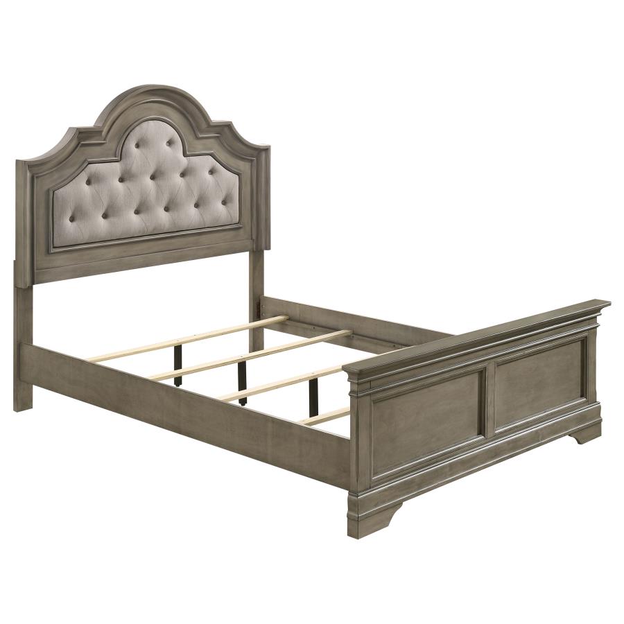Manchester Brown Queen Bed - furniture place usa