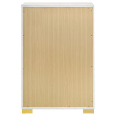 Marceline White Chest - furniture place usa