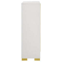 Marceline White Chest - furniture place usa