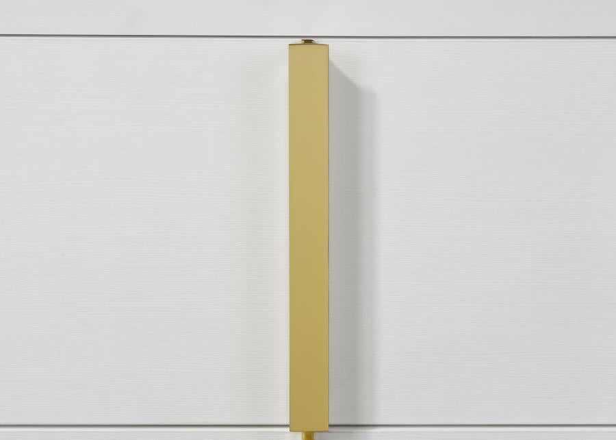 Marceline White Chest - furniture place usa