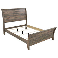 Frederick Brown Queen Bed - furniture place usa
