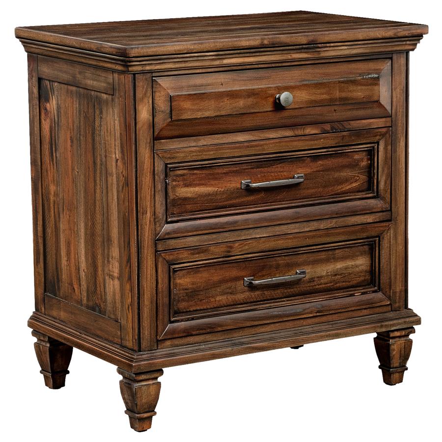 Avenue Brown Nightstand - furniture place usa