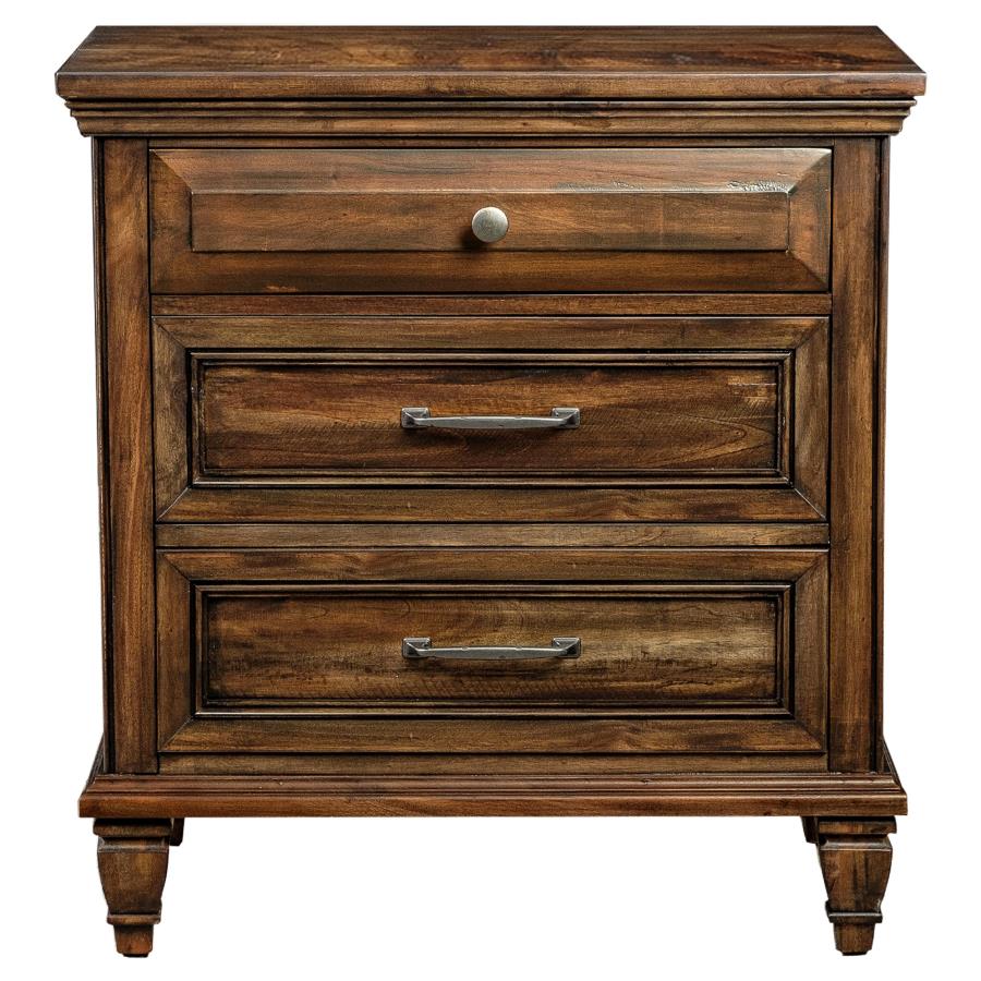 Avenue Brown Nightstand - furniture place usa
