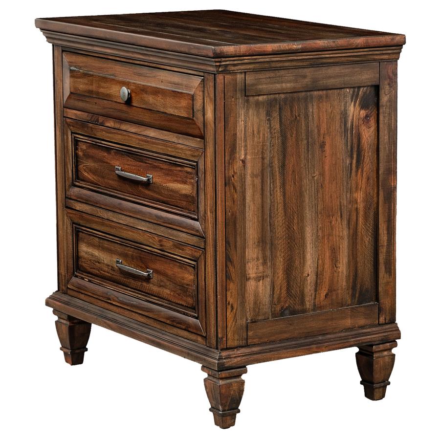 Avenue Brown Nightstand - furniture place usa