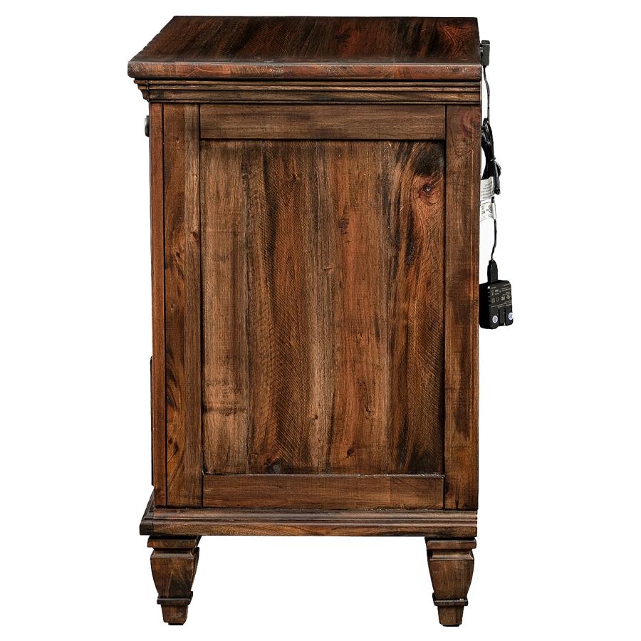 Avenue Brown Nightstand - furniture place usa