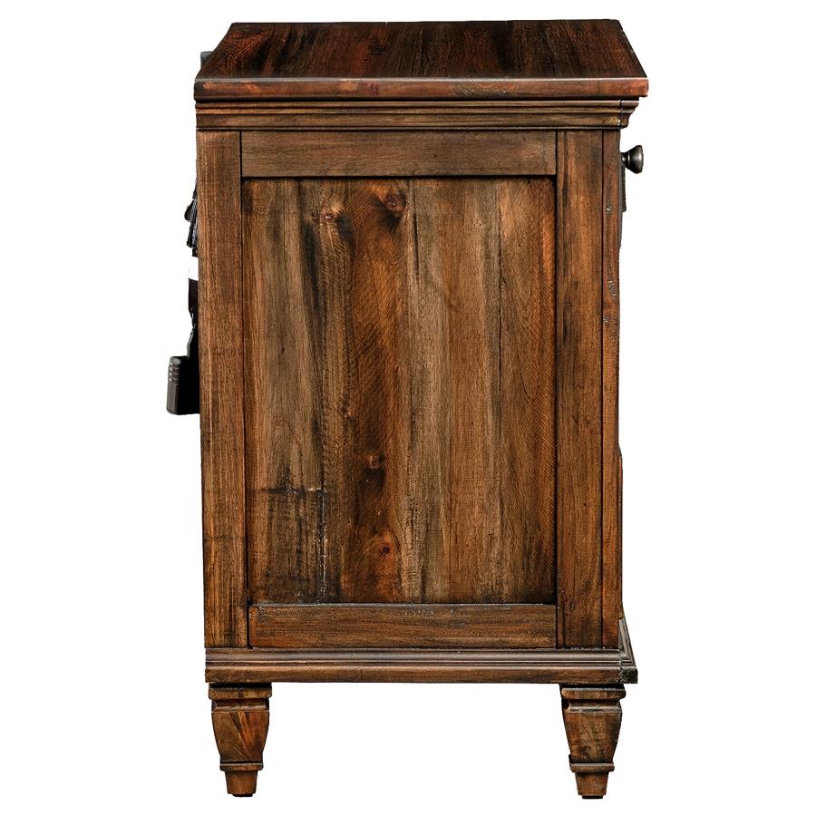 Avenue Brown Nightstand - furniture place usa