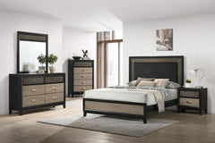 Valencia Brown Eastern King Bed - furniture place usa