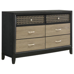 Valencia Brown Queen Bed 4 Pc Set - furniture place usa