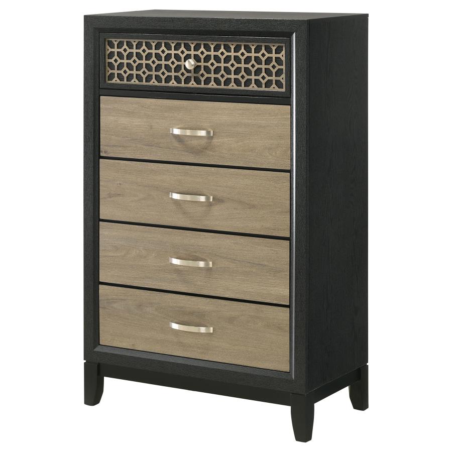Valencia Brown Chest - furniture place usa