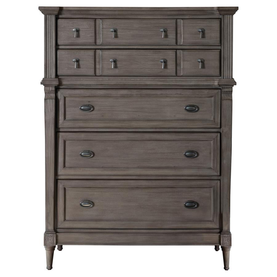 Alderwood Grey Chest - furniture place usa