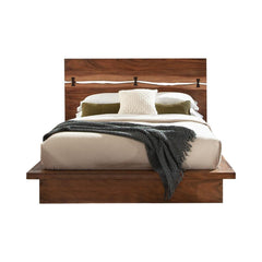 Winslow Brown Queen Bed 5 Pc Set - furniture place usa