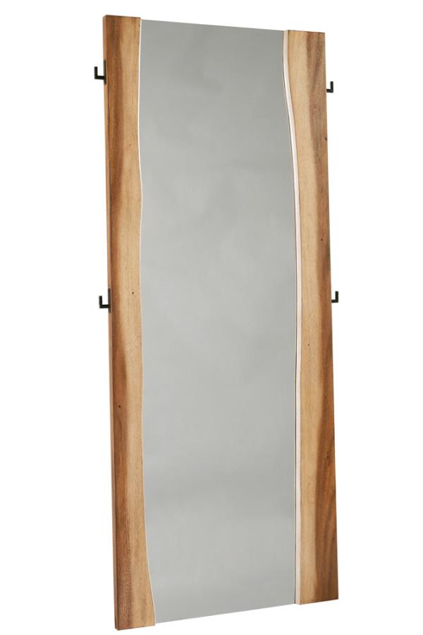 Winslow Brown Floor Mirror - furniture place usa
