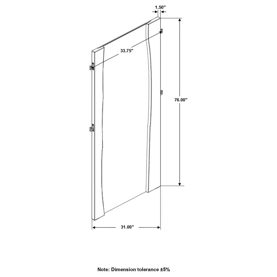 Winslow Brown Floor Mirror - furniture place usa
