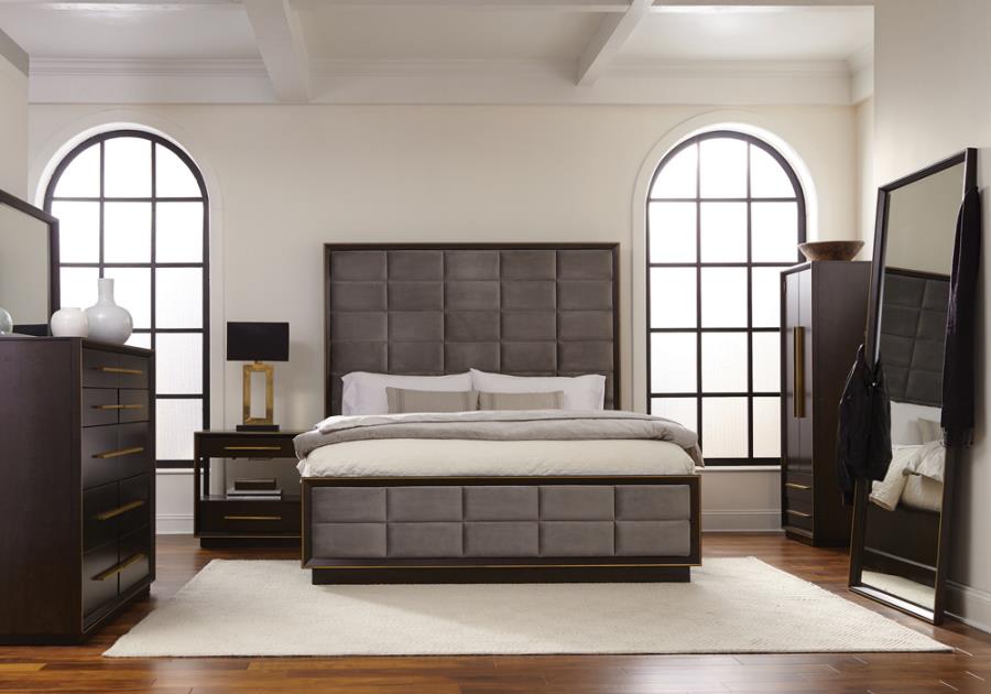 Durango Grey Queen Bed - furniture place usa