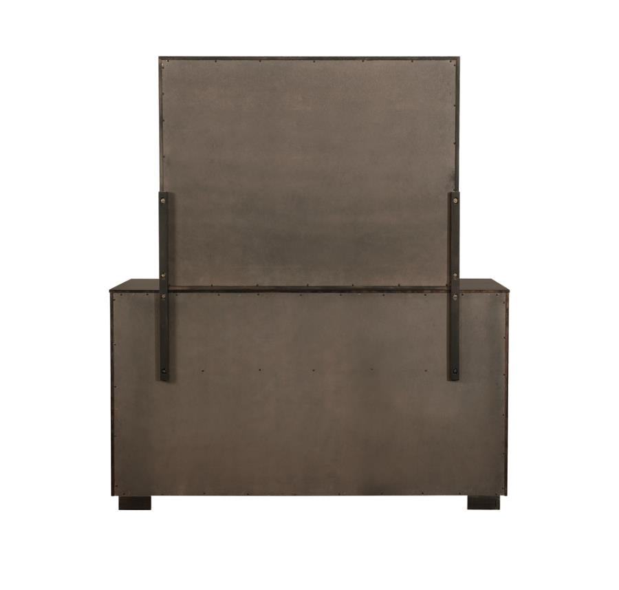 Durango Brown Dresser Mirror - furniture place usa