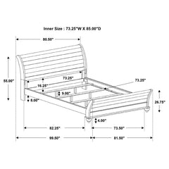 Stillwood Grey California King Bed - furniture place usa